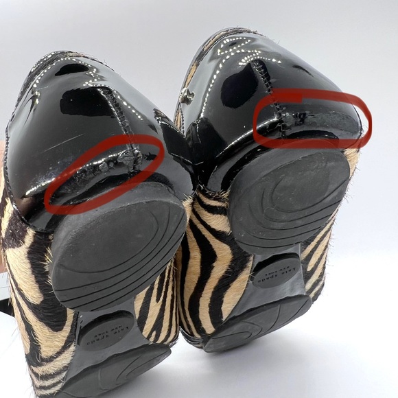 Kate Spade Calf Hair Animal Print Driving Moccasin Loafer - Picture 12 of 15